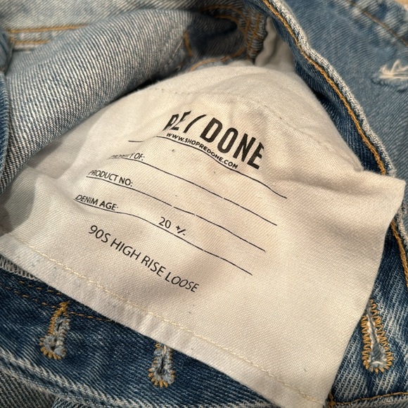 Re/Done 90s High Rise Loose Jeans - Picture 7 of 7
